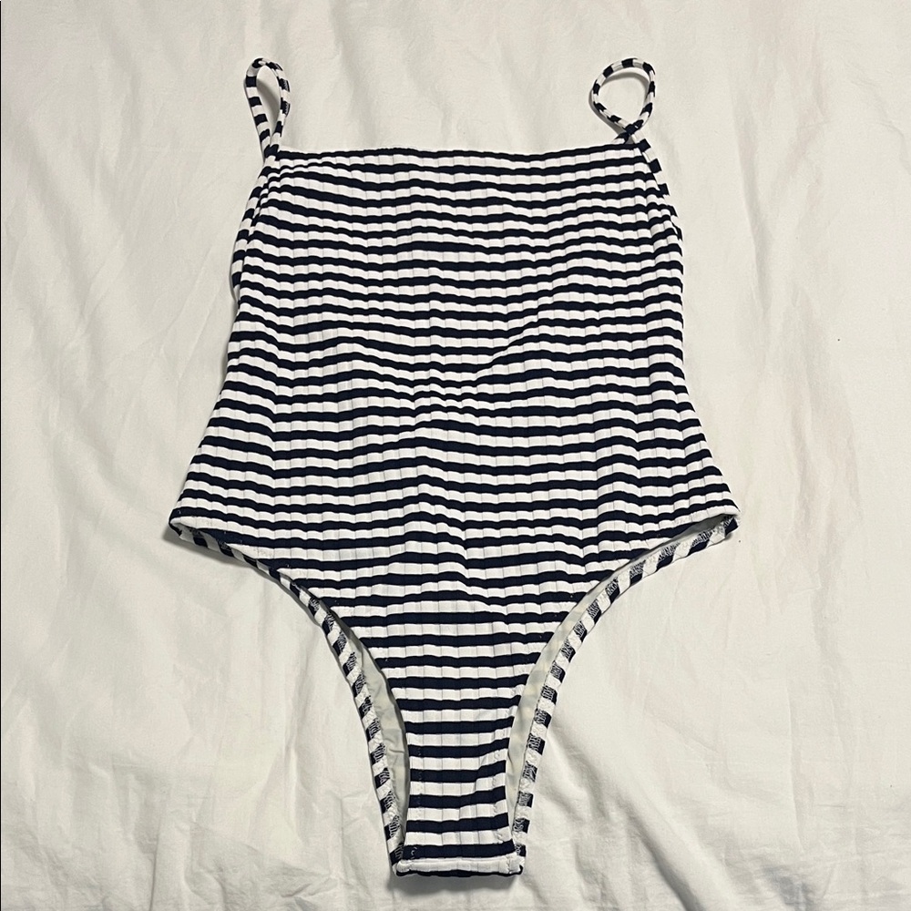 SOLID & STRIPED One Piece Bathing Suit
